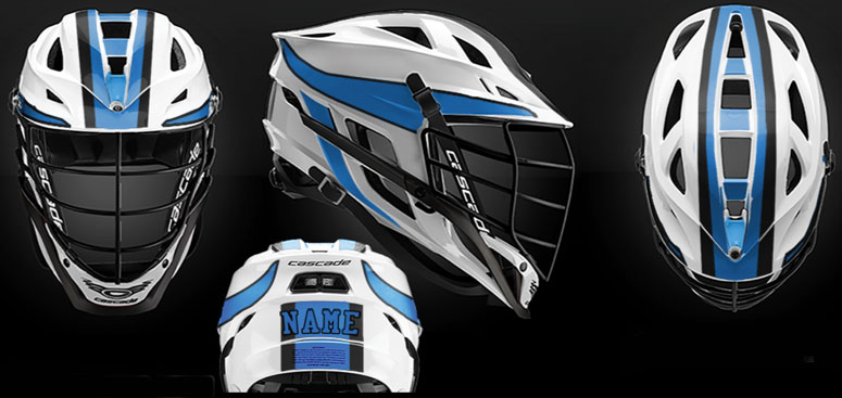Lacrosse Decals for Cascade S Helmets